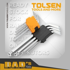 BỘ LỤC GIÁC BI 9 CÂY 1.5-10MM TOLSEN - 20053/54