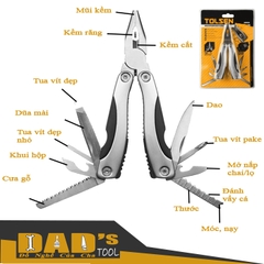 KỀM XẾP ĐA NĂNG 102x46x23MM TOLSEN - 30046