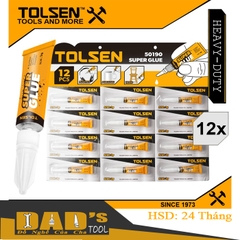 KEO SIÊU DÍNH 3g ( VỈ 12 TUÝP) TOLSEN - 50190