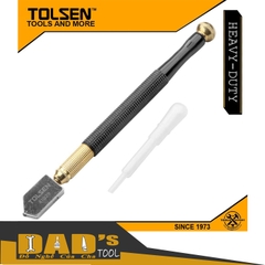 DAO CẮT KÍNH CÁN SẮT 145MM TOLSEN - 41029