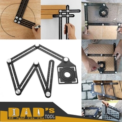 THƯỚC ĐỊNH VỊ LỖ KHOAN LÁT GẠCH 6 GỐC GẤP TOLSEN - 41045