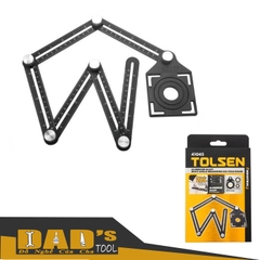 THƯỚC ĐỊNH VỊ LỖ KHOAN LÁT GẠCH 6 GỐC GẤP TOLSEN - 41045