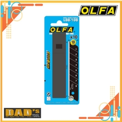 LƯỠI DAO RỌC GIẤY 18x100mm ĐEN OLFA LBB-10B/LBB-50