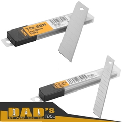 LƯỠI DAO 18x100x0.5MM (TÉP 10 LƯỠI) TOLSEN - 30011