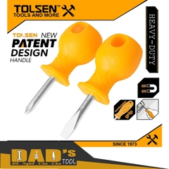 BỘ 2 TUA VÍT NGẮN CHỐNG TRƯỢT 38MM TOLSEN - 20734