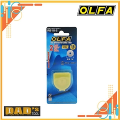 LƯỠI DAO TRÒN 18mm OLFA RB18-2 (HỘP 2 LƯỠI)