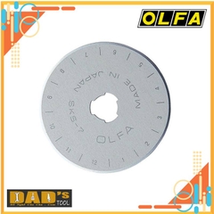 LƯỠI DAO TRÒN 45mm OLFA RB45-10 (HỘP 10 LƯỠI)