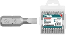 MŨI VÍT DẸP SL6.0x25-50MM THÉP S2 TOTAL - TAC16SL413/23