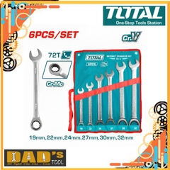 BỘ 6 CỜ LÊ VÒNG MIỆNG TỰ ĐỘNG 19-32MM TOTAL - THT102RK061