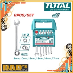 BỘ 6 CỜ LÊ VÒNG MIỆNG TỰ ĐỘNG 8 ĐẾN 17MM TOTAL - THT103RK066