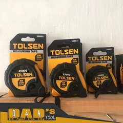 THƯỚC CUỘN THÉP BỌC NHỰA MỀM 3/5/8M - TOLSEN