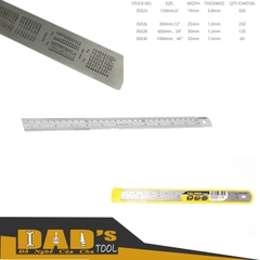 THƯỚC LÁ THÉP KHÔNG RỈ 150-1000mm TOLSEN 35024/26/28/30