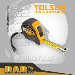 THƯỚC CUỘN THÉP BỌC NHỰA HỆ MÉT 3/5/8m TOLSEN - 35981/82/84