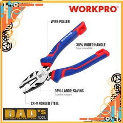 KỀM RĂNG CAO CẤP 7”/180MM WORKPRO - WP231025