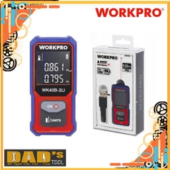 THIẾT BỊ ĐO KHOẢNG CÁCH LASER 40M WORKPRO - WP267001