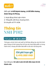[NSHPT02] CĂN BẢN QUẢN TRỊ CUỘC SỐNG VỚI NHÂN SỐ HỌC TẠI PHAN THIẾT