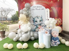 Backdrop Sinh Nhật Bé Trai Tuổi Rồng Giá Rẻ