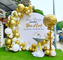 Backdrop trang trí khai trương giá rẻ
