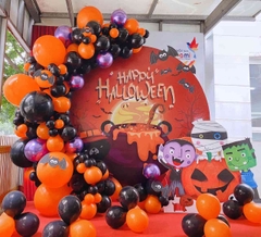 Mẫu Trang Trí Halloween Trường Mầm Non