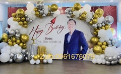Mẫu trang trí sinh nhật sếp nam tại Hà Nội
