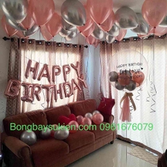 Set Bóng Bay Trang Trí Sinh Nhật vợ My Love