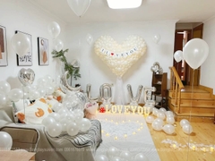 Set Bóng Bay Trang Trí Tỏ Tình Cầu Hôn Đẹp