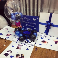 Hộp quà bóng bay surprise box bất ngờ Tặng Sinh Nhật Người Yêu