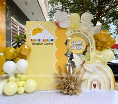 Trang trí khai trương trung tâm tiếng Anh
