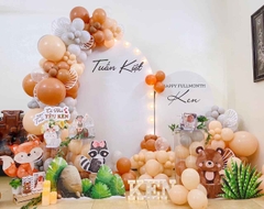 Trang trí sinh nhật bé trai 1 tuổi tại nhà