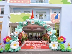Những mẫu trang trí bóng bay khai giảng năm học mới tại Hà Nội