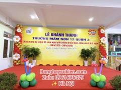 Trang Trí Cổng Chào Bóng Bay Khai Giảng Năm Học Mới Tại Hà Nội