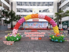 Những mẫu trang trí bóng bay lớp học khai giảng năm học mơi
