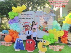 Những Mẫu Trang Trí Bóng Bay Khai Giảng Năm Học Mới Đẹp Nhất