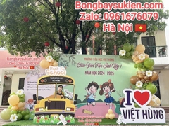 Những Mẫu Trang Trí Bóng Bay Khai Giảng Năm Học Mới Đẹp Nhất