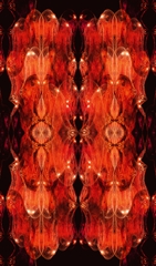 Eighteen Arhats T4 red silk fabric