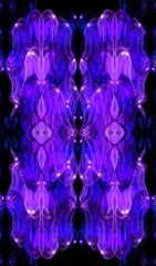 Eighteen Arhats T4 violet silk fabric