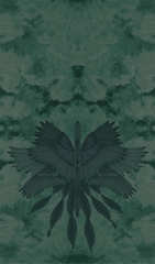 Crane grey green silk fabric
