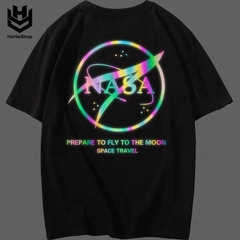 Áo Thun Phản Quang NASA Cotton 75% Form Rộng Unisex Nam Nữ Rẻ Đẹp HaiHaiShop, Ken T-Shirt.