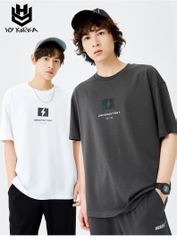 Áo Thun Tay Lỡ Unisex HY Korea Form Rộng Vải Cotton 100 UNREPENTANT 663