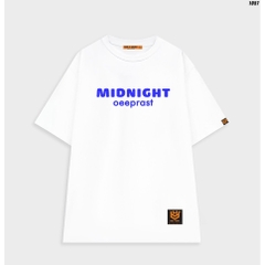Áo thun tay lỡ form rộng unisex MIDNIGHT 1057 HY KOREA