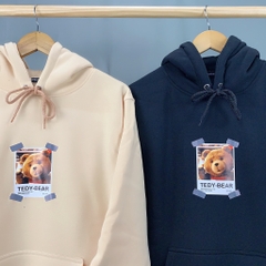 Áo Hoodie Nỉ Trơn Unisex basic, áo khoác nỉ trơn nam nữ form rộng Gấu dumb DC288 - Haihaishop