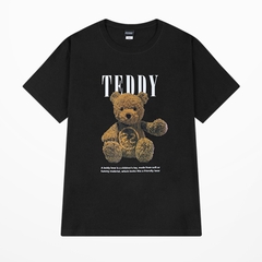 Áo Thun Tay Lỡ PE Form Rộng Unisex In Hình Teddy 01