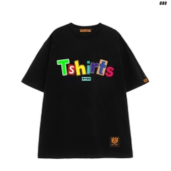 Áo thun nam nữ tay lỡ unisex form rộng Chữ Tshirts 880.