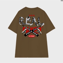 Áo Thun Nam Nữ Tay Lỡ Cotton 100 RealFaker 1112 HY KOREA