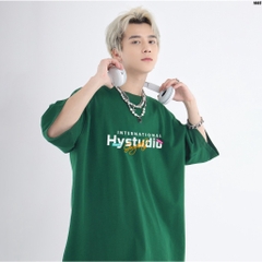 Áo thun tay lỡ unisex form rộng International HY Studio 1065