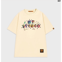 Áo phông nam nữ form rộng tay lỡ HY Studio họa tiết 1027