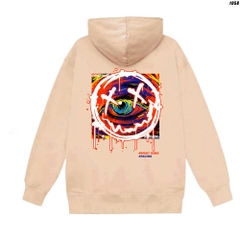 Áo hoodie unisex Con mắt XX 1058 HY KOREA Vải Nỉ Bông