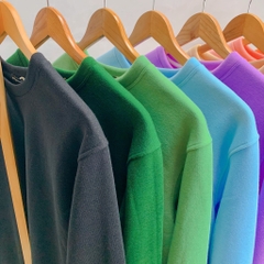 Áo Sweater nỉ bông unisex In Chữ THECLOBRARY 683 Form Rộng