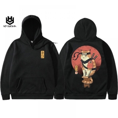 Áo hoodie chính hãng HY Korea chất nỉ bông mềm Mèo Samurai DC85.