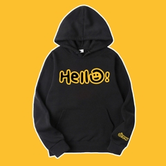 Áo hoodie nam nữ,Áo sweater nỉ nam nữ from rộng Unisex chất nỉ ngoại 2 lớp dày dặn Hello DC280.